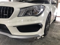 メルセデスAMG CLA45 フロントバンパーの割れ・ガリ傷修理！