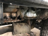 ランクル80リフトアップ車 リアバンパー内側の錆・腐食修理！