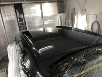 BMWミニ3ドアのドレスアップ！白塗装部分をボディカラー同色に塗装！