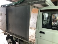 軽トラ配達車両の箱を新しく購入したハイゼットトラックに移設！