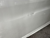 ステップワゴンのドアプレスライン凹みを引き出し板金塗装修理