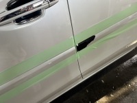スバルXVのドアモール塗装剥がれ修理方法ご相談！今回は塗装修理！
