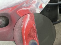 カワサキGPZ900Rニンジャの塗装不具合あるアンダーカウルを修理