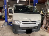 トヨタ200系ハイエースのユーザー車検代行!無事に車検取得!