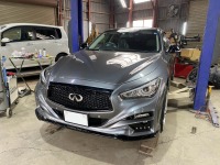 V37スカイライン ディクセルスリットローター/ブレーキパッド交換