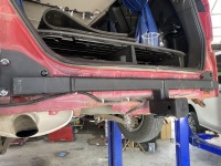 日産エクストレイルに持ち込みのヒッチメンバーを取り付け！