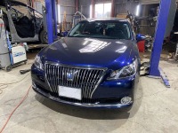 クラウンマジェスタのエンジンオイル/オイルフィルターを交換してユーザー車検代行