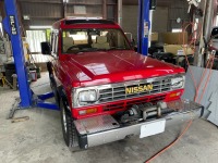 日産サファリのユーザー車検代行＆フロントデフオイル交換