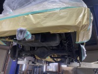 サビ少なく維持されている希少車スズキX-90にアンダーコート施工