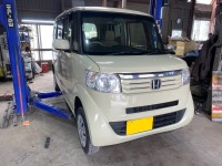 N-BOXのガタつきロアアームを交換整備してユーザー車検代行完了！