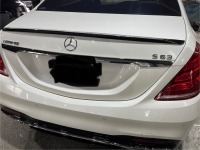 S63仕様メルセデス・ベンツに持ち込みサイドステップを塗装取付