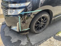 駐車場内で接触されエルグランドの修理見積もり!後日板金塗装入庫!