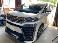 ヴェルファイア30系後期のユーザー車検代行＆オイル/フィルター交換