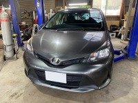 ヴィッツのドライブシャフトブーツ破れ修理してユーザー車検代行完了