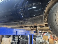 AE101カローラレビンのジャッキアップポイント辺り錆穴を修理