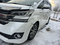 ヴェルファイアの左フロント接触事故で車両保険を使用して交換修理