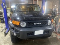 FJクルーザーのユーザー車検代行！ブレーキパッド交換して無事合格！