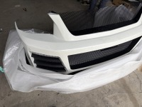 ハイエースのミリ波レーダー移設加工取付してエアロバンパーに交換