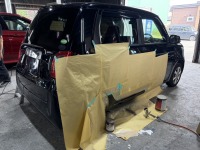 オートオークションで探したN-ONEのボンネット/サイドシル傷を板金塗装して納車