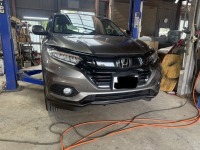 ホンダヴェゼル｜フロントロアメンバー修理・車検