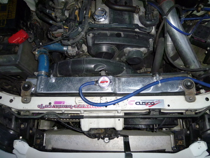 スカイライン 25GT－T ER34 HPI アルミラジエター 取付