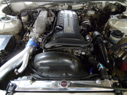 S14シルビアにトラスト アルミラジエターを取り付け致しました