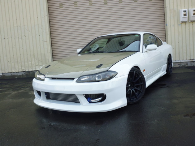 S15 シルビア スペックR Vパッケージ フルエアロ 前置IC 車高調 入庫！