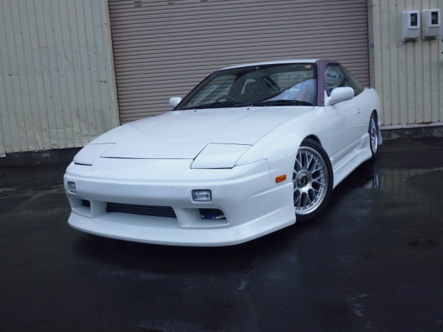 180SX タイプⅢ フルエアロ 車高調 前置インタークーラー マフラー 入庫！