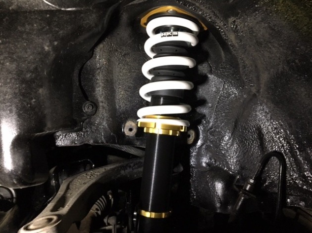 アリスト JZS161 HKS ハイパーマックス Sスタイル X 車高調 取り付け 