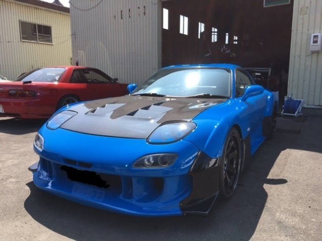 Rx 7 Fd3s Re雨宮 D1ワイドボディーキット Cf Model 05 取り付け