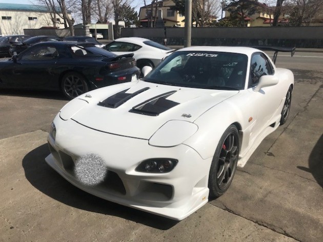 RX-7 FD3S RE雨宮　カーボンボンネット