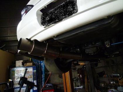 ワンオフマフラー s15 日産S15シルビア ワンオフマフラー製作／マフラー加工・修理・取付