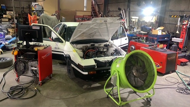 AE86 4スロ Link G4X Monsoonでセッティング！｜チューニングショップ