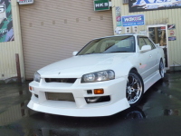 【中古車】 スカイライン 25GT-X ER34 フルエアロ サンルーフ 入庫致しました！