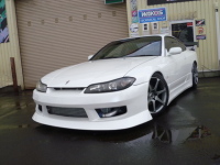 シルビア スペックR S15 フルエアロ 車高調 前置ＩＣ 入庫いたしました！