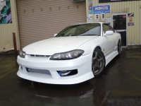 シルビア スペックR S15 フルエアロ 車高調 前置ＩＣ 入庫いたしました！