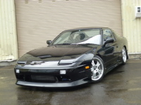 180SX タイプX フルエアロ 前置ＩＣ 車高調 入庫致しました！