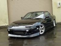 180SX タイプⅢ RPS13 フルエアロ 前置ＩＣ 車高調 入庫！