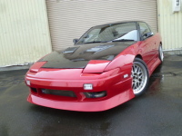 180SX タイプR フルエアロ 前置IC 車高調 入庫致しました！