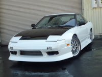 180SX タイプⅢ RPS13 フルエアロ 前置ＩＣ 車高調 入庫！