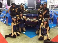 東京オートサロン 2016 RH9レコ9ガール＆D2JAPANキャンギャル！