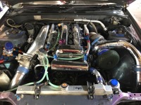 シルビア PS13 SR20 東名パワード 2.2L ドラッグ仕様 エンジン始動！