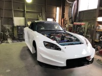 ガレージライズアップ デモカー S2000 オールペイント中！