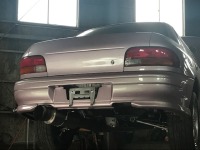 インプレッサ GC8 競技用 ワンオフ チタンマフラー製作！