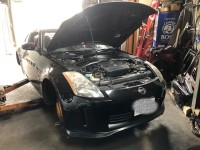 フェアレディＺ Z33 ディクセル ブレーキパッド 交換！