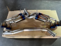 R35GT-R MY15 RH9 フルチタンマフラー＆Yパイプ 取り付け！