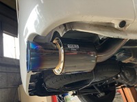 ハイエース カキモトレーシング マフラー 取り付け!