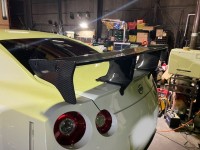 R35GT-R トップシークレット GTウイング 取り付け！