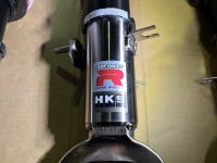 R35GT-R HKS ハイパーマックス R 車高調 取り付け！