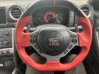 R35 GT-R トップシークレット カーボンステアリング交換！